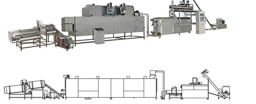 Texturált szójafehérje gép