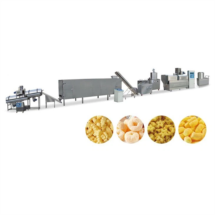 Inflating Snack Food Processing Line