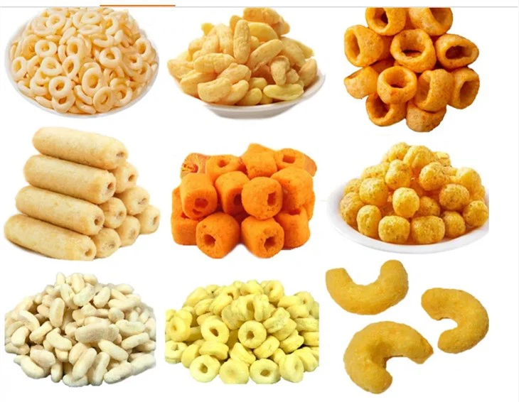 Inflating Snack Food Processing Line
