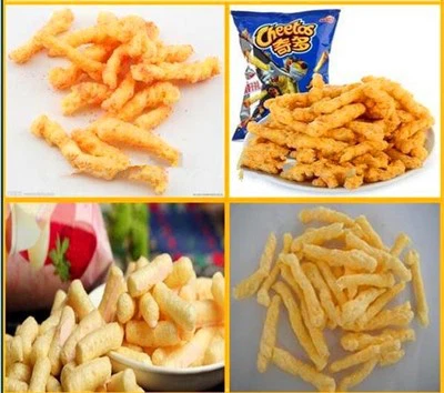 Kurkure Cheetos Corn Curl Nik Naks Snacks Élelmiszer-extruder készítő gép